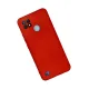 Realme C21 Kılıf Nano içi Kadife Silikon - Kırmızı
