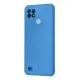 Realme C21 Kılıf Nano içi Kadife Silikon - Mavi