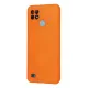Realme C21 Kılıf Nano içi Kadife Silikon - Turuncu