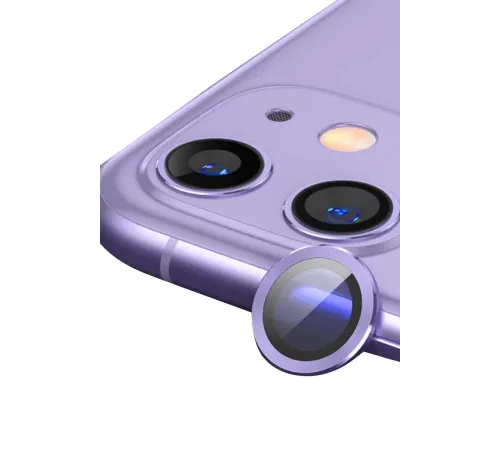 Apple iPhone 11 Raze Metal Kamera Lens - Mor