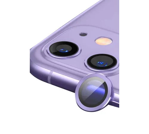 Apple iPhone 11 Raze Metal Kamera Lens - Mor
