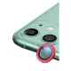 Apple iPhone 11 Raze Metal Kamera Lens - Kırmızı