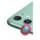 Apple iPhone 11 Raze Metal Kamera Lens - Kırmızı