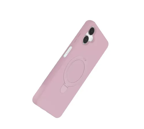 Samsung Galaxy A06 Regal Magsafe Standlı Kapak - Açık Pembe