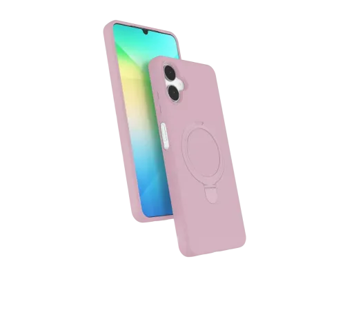 Samsung Galaxy A06 Regal Magsafe Standlı Kapak - Açık Pembe