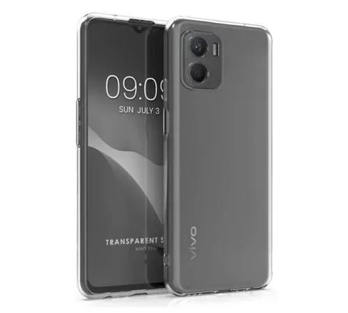 Vivo Y15S Kılıf Lüx Şeffaf Silikon
