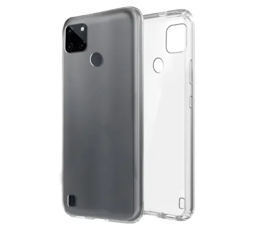 Realme C25Y Kılıf Lüx Şeffaf Silikon