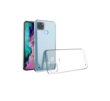 Realme C25Y Kılıf Lüx Şeffaf Silikon