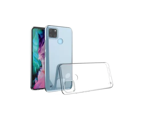 Realme C25Y Kılıf Lüx Şeffaf Silikon
