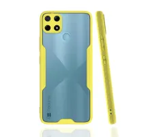 Realme C25Y Kılıf Platin Silikon - Sarı