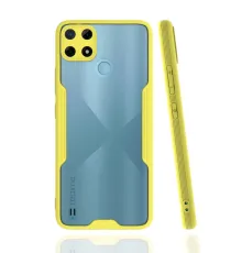 Realme C25Y Kılıf Platin Silikon - Sarı