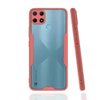Realme C25Y Kılıf Platin Silikon - Pembe