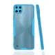 Realme C25Y Kılıf Platin Silikon - Mavi