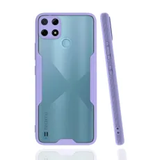 Realme C25Y Kılıf Platin Silikon - Lila