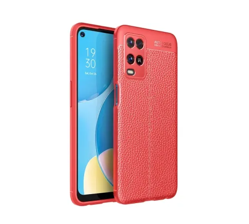 A54 4G Kılıf Auto Focus Kapak - Kırmızı