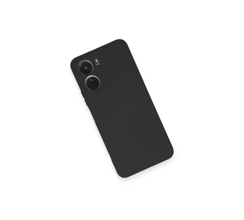 Vivo Y16 Kılıf Nano içi Kadife Silikon - Siyah