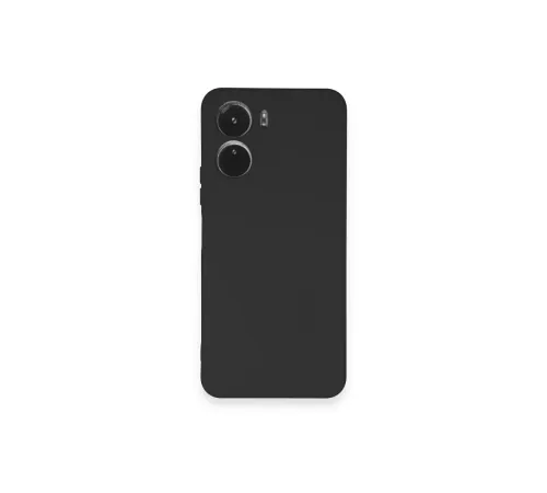 Vivo Y16 Kılıf Nano içi Kadife Silikon - Siyah