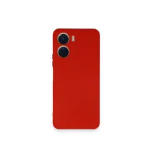 Vivo Y16 Kılıf Nano içi Kadife Silikon - Kırmızı