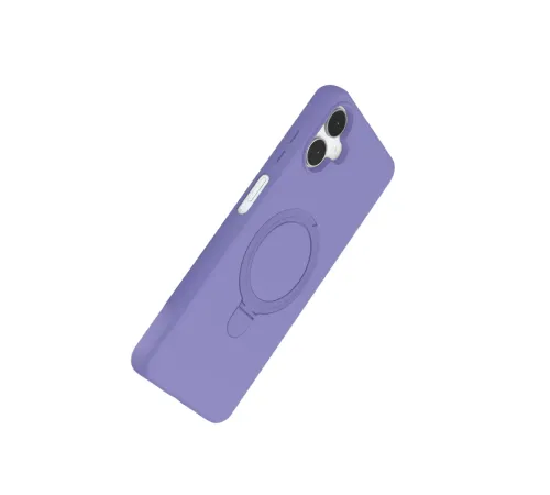 Samsung Galaxy A06 Regal Magsafe Standlı Kapak - Lila
