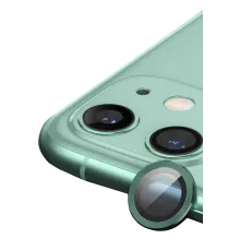 Apple iPhone 12 Mini Raze Metal Kamera Lens - Yeşil