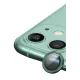 Apple iPhone 12 Mini Raze Metal Kamera Lens - Yeşil