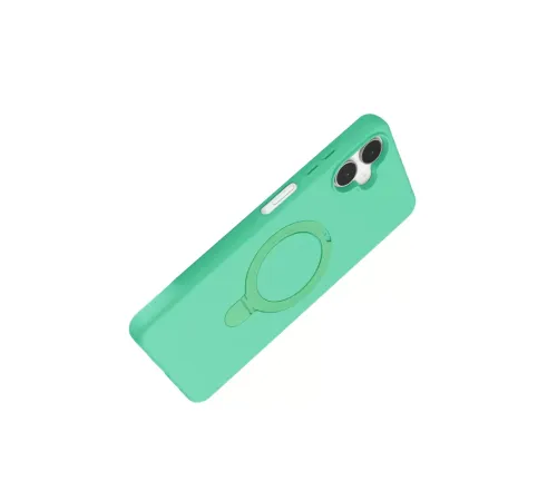 Samsung Galaxy A06 Regal Magsafe Standlı Kapak - Yeşil