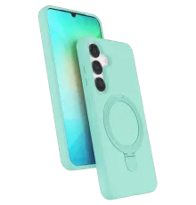 Samsung Galaxy S25 Regal Magsafe Standlı Kapak - Su Yeşili