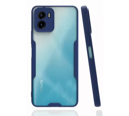 Vivo Y15S Kılıf Platin Silikon - Lacivert