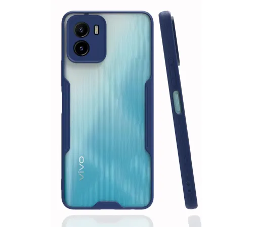 Vivo Y15S Kılıf Platin Silikon - Lacivert