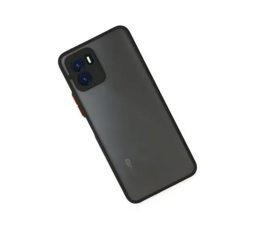 Vivo Y15S Kılıf Montreal Silikon Kapak - Siyah