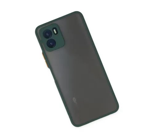 Vivo Y15S Kılıf Montreal Silikon Kapak - Yeşil