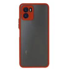 Vivo Y15S Kılıf Montreal Silikon Kapak - Kırmızı