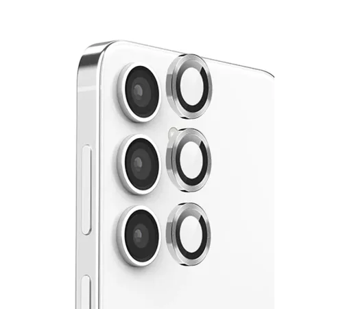 Samsung Galaxy S24 FE Raze Metal Kamera Lens - Gri
