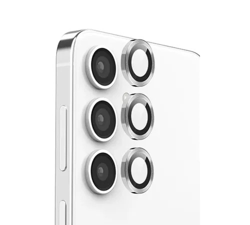 Samsung Galaxy S24 FE Raze Metal Kamera Lens - Gri