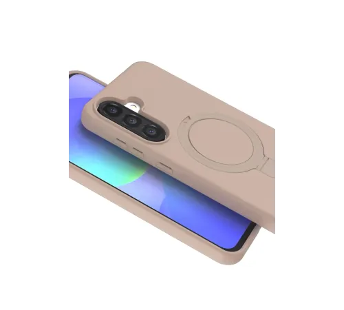 Samsung Galaxy A26 Regal Magsafe Standlı Kapak - Çöl Titanyum