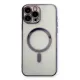 Apple iPhone 13 Pro Kılıf Magneticsafe Lazer Silikon - Mor