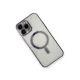 Apple iPhone 13 Pro Kılıf Magneticsafe Lazer Silikon - Mor