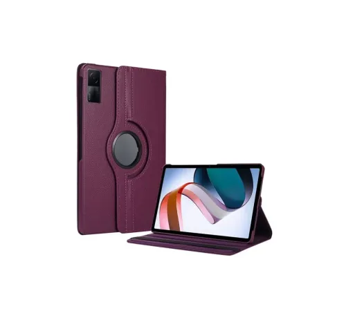 Xiaomi Redmi Pad SE 4G Kılıf 360 Tablet Deri Kılıf - Mürdüm