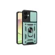Samsung Galaxy A06 Kılıf Pars Lens Yüzüklü Silikon - Yeşil