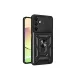 Samsung Galaxy A16 5G Kılıf Pars Lens Yüzüklü Silikon - Siyah