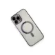Apple iPhone 13 Pro Max Kılıf Magneticsafe Lazer Silikon - Mor