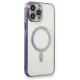 Apple iPhone 13 Pro Max Kılıf Magneticsafe Lazer Silikon - Mor