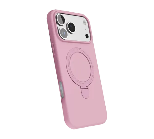 Apple iPhone 17 Pro Regal Magsafe Standlı Kapak - Açık Pembe