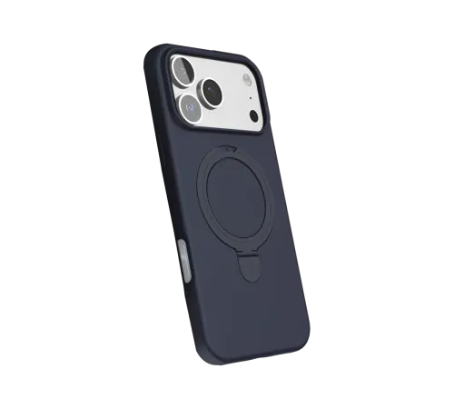 Apple iPhone 17 Pro Regal Magsafe Standlı Kapak - Lacivert