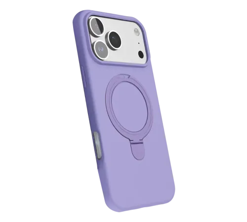 Apple iPhone 17 Pro Regal Magsafe Standlı Kapak - Lila
