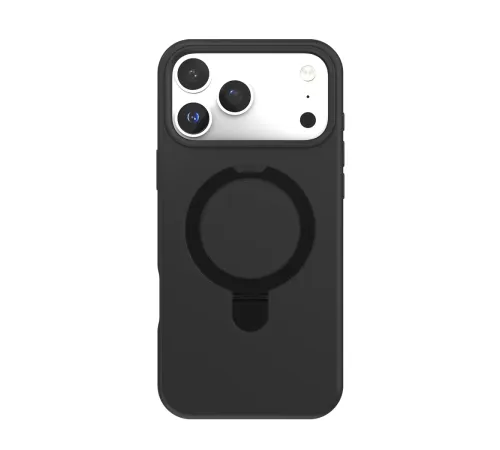 Apple iPhone 17 Pro Regal Magsafe Standlı Kapak - Siyah