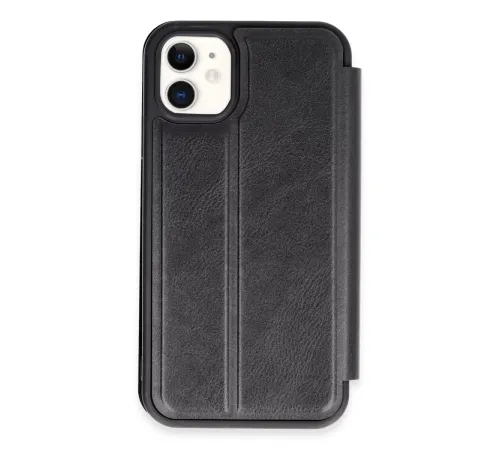 Apple iPhone 11 Kılıf Flip Cover - Siyah