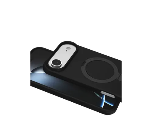 Apple iPhone 17 Air Regal Magsafe Standlı Kapak - Siyah