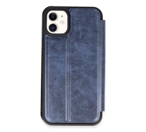 Apple iPhone 11 Kılıf Flip Cover - Lacivert