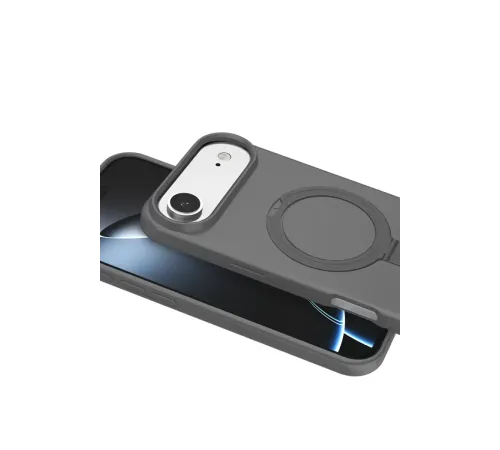 Apple iPhone 17 Air Regal Magsafe Standlı Kapak - Titan Gri